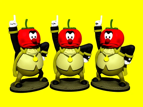 Signor Tomato STL 3D Model