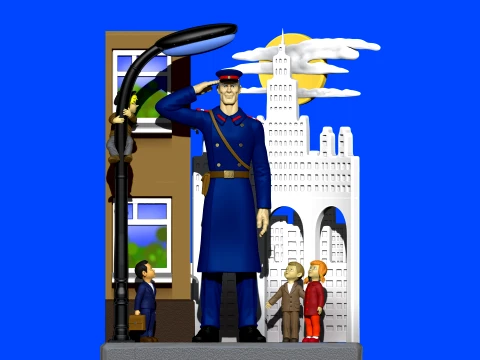 Uncle Styopa 1964 STL for 3D printing 3D Model