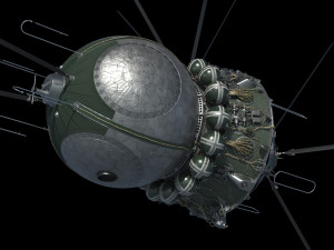 Spacecraft Vostok 1 3D-Modell