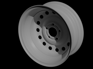 stamped steel rim 3Dモデル