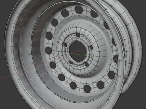 stamped steel rim 3Dモデル