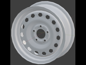stamped steel rim 3Dモデル