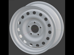 stamped steel rim 3Dモデル