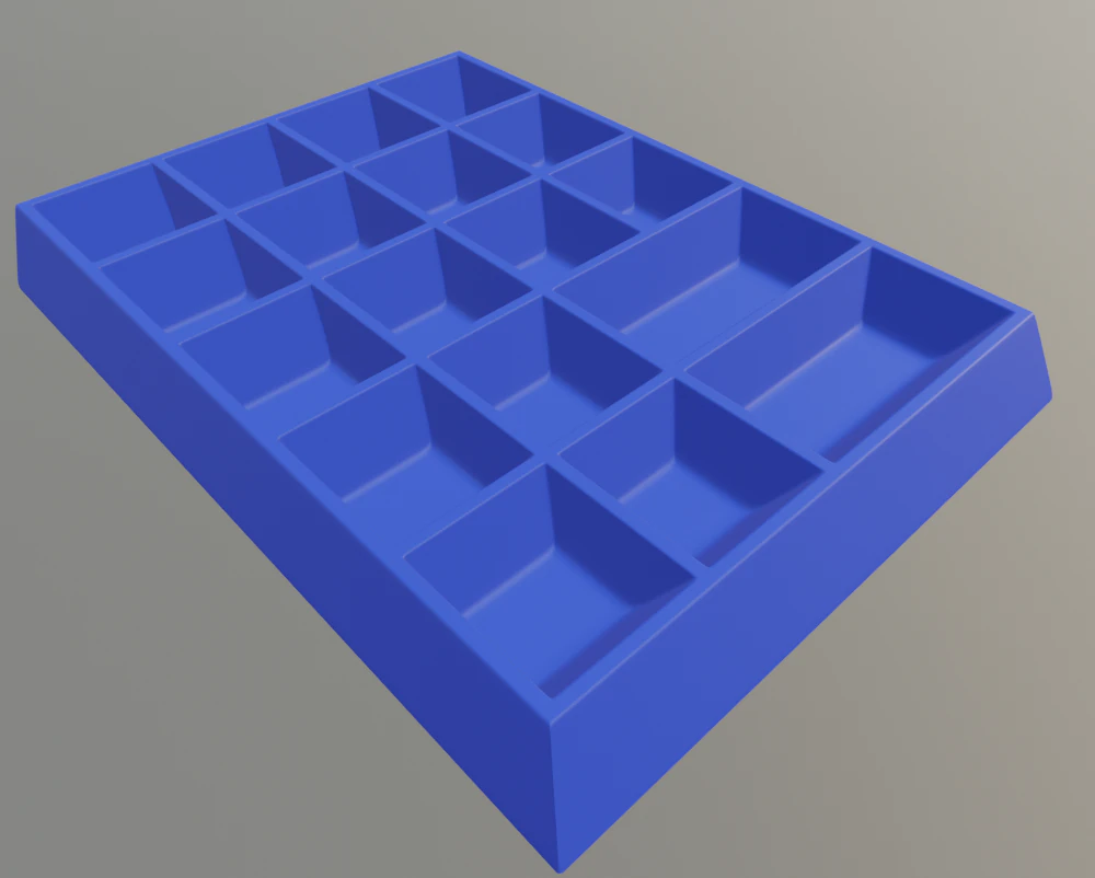screw organizer 3D Print Model .c4d .max .obj .3ds .fbx .stl .blend 