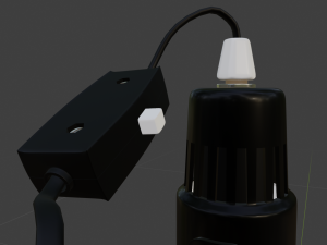 desk lamp of metal 3D Модель