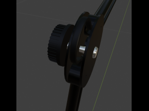 desk lamp of metal 3D Модель