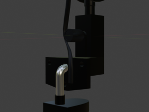 desk lamp of metal 3D Модель