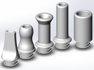 Driptips 510 kit 5 models 3D Print Model