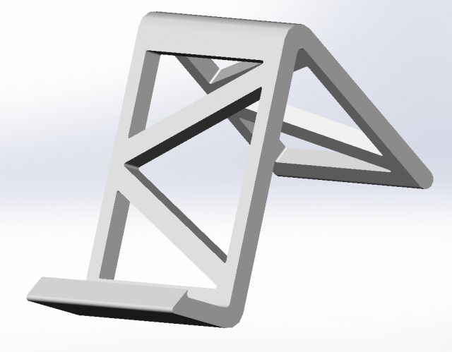 Phone stand 3D Print Model .c4d .max .obj .3ds .fbx .stl .blend 