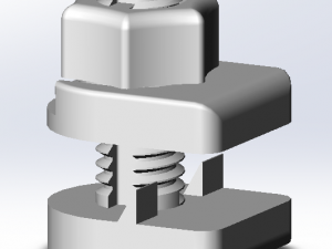 Screen Clamp 3D Baskı Modeli