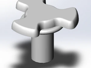 Microwave Motor Couplerrotor 3D Print Model