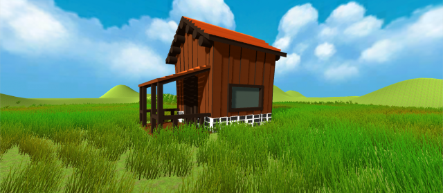 house lowpoly 3D मॉडल .c4d .max .obj .3ds .fbx .stl .blend 