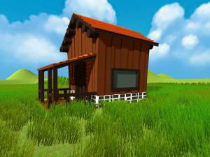 house lowpoly Modèle 3D
