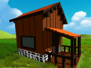 house lowpoly 3D मॉडल