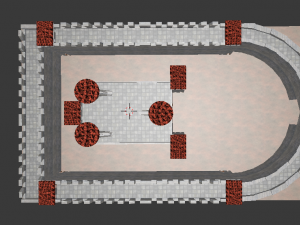 castle interiors exteriors Modèle 3D
