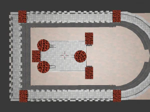 castle interiors exteriors 3D Model