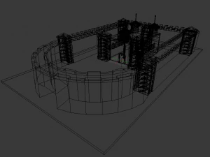 castle interiors exteriors 3D Model