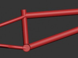 bmx frame 3D Model
