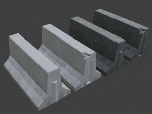 street asset pack low-poly 3D Model