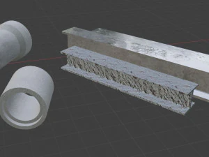 street asset pack low-poly 3D Model