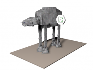 star wars atat Model 3D