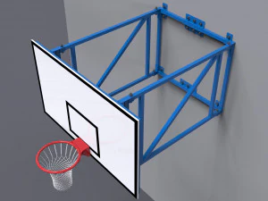 basketball hoop 3dm 3D Model