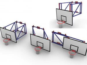 basketball hoop 3dm 3D Model