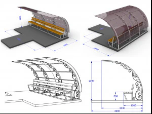 bench 3dm 3D Model