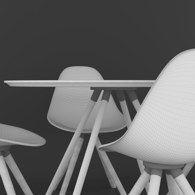 modacd2rounddiningtablechair2015 3D Modell .c4d .max .obj .3ds .fbx .stl .blend