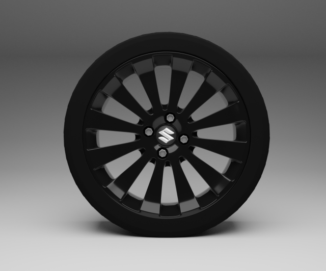 wheel suzuki swift 3D Модель .c4d .max .obj .3ds .fbx .stl .blend 