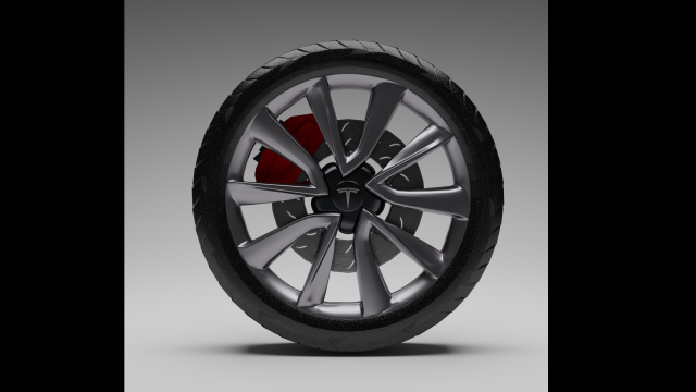 wheel tesla model 3-y Modèle 3D .c4d .max .obj .3ds .fbx .stl .blend 