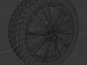 wheel tesla model 3-y Modèle 3D