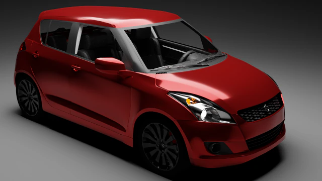 suzuki swift 2011 3D Model .c4d .max .obj .3ds .fbx .stl .blend 