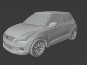 suzuki swift 2011 3D Model