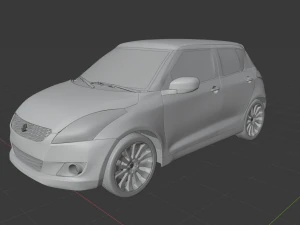 suzuki swift 2011 3D Model