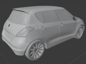 suzuki swift 2011 3D Model