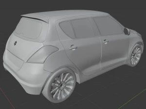 suzuki swift 2011 3D Model