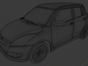 suzuki swift 2011 3D Model
