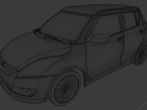 suzuki swift 2011 3D Model