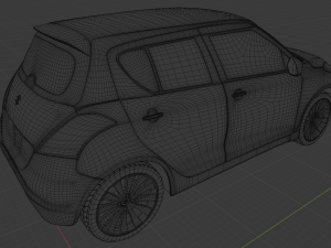 suzuki swift 2011 3D Model