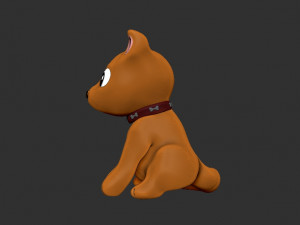 Dog chibi gift 3D Принт Модель