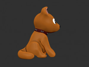 Dog chibi gift 3D Принт Модель