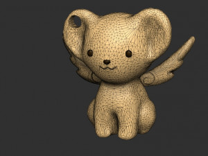 sakura card captors kero keychain 3D 打印模型