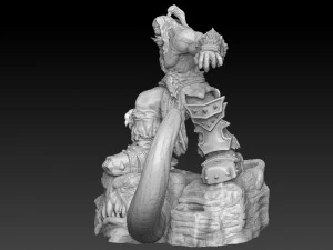 grommash hellscream model 3D Print Model