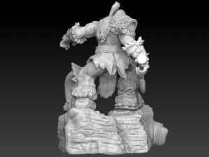 grommash hellscream model 3D Print Model