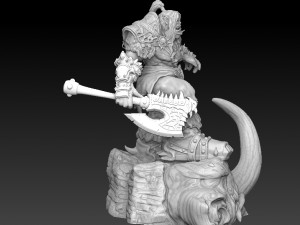 grommash hellscream model 3D Print Model