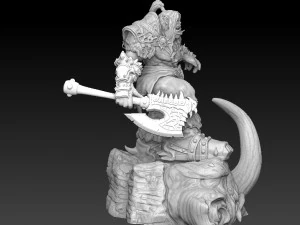 grommash hellscream model 3D Print Model