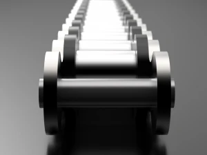 standard roller chain - ansi 120 3D Model