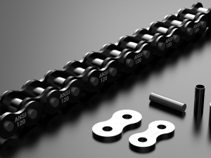 standard roller chain - ansi 120 3D Модель