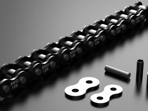 standard roller chain - ansi 120 3D Model